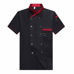 unisex Chef Jacket Mens Chef Jacket Restaurant Kitchen Chef Uniform Restaurant Hotel Kitchen Cooking Clothes Catering Shirt 12kN#