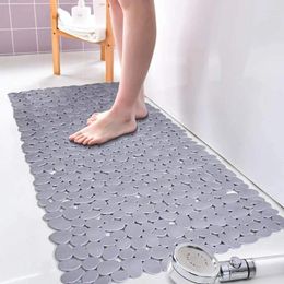 Bath Mats Non-Slip Bathroom Mat Anti Slip Suction Cup Shower Cushion Long Bathtub Foot Pads PVC Plastic For