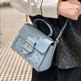 Women's Shoulder Bags Are on Sale at the Factory New Olay Womens Bag Morgan Carriage Flip Small Square Litchi Cherry Print One Shoulder Crossbody
