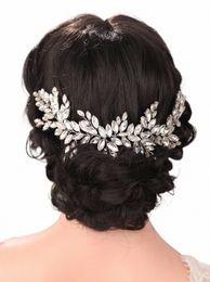 9 Colors Handmade Wedding Bridal Rhinestes Headband Headpieces Prom Hair Jewelry Wedding Hair Accories for Women N50D#