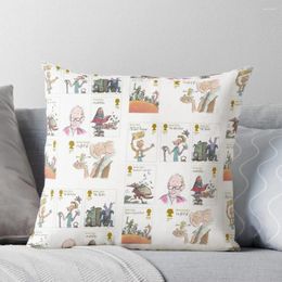 Pillow Roald Dahl Stamp Collection Art Throw Custom Cases