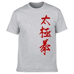 Футболки с надписью Tai Chi, хлопковая уличная одежда с графическим рисунком, с коротким рукавом, спортивная футболка для дедушки, папы, дня отца, мужская одежда 240315