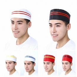 japanese Style Chef Hat Gorro Cocinero Sushi Costume Kitche Restaurant Cook Uniform Catering Patisserie Food Service Work Cap d7SS#