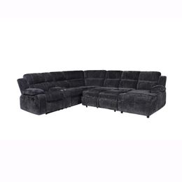 Electric functional fabric sofa living room large unit