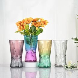 Vases Nordic Minimalist Glass Vase Hydroponic Flowers Light Luxury Home Decoration