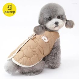 Dog Apparel Autumn And Winter Pet Cotton Clothes Vest Japanese Korean Style Teddy Puppy