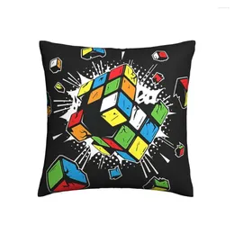 Pillow Exploding Rubix Rubics Cube Throw Case Hip Hop For Home Sofa Chair Decorative Hug Pillowcase