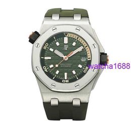 Nice AP Wristwatch Royal Oak Offshore Series Box Certificate 42mm Automatic Mechanical Mens Watch 15720ST