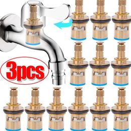 Kitchen Faucets 1/3PCS Cold Water Valve Core Replaceable Brass Faucet High Temperature Resistance Repairing Tools Home Sink Tap Accessories