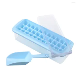 Baking Moulds Mini Shape Ice Tray Complementary Food Box Square Mould Large Capacity Maker Storage B