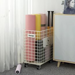 Laundry Bags Yoga Mat Storage Basket Carpet Racket Rack Iron Art Sports Equipment Fitness Items Bathroom Dirty Clothes