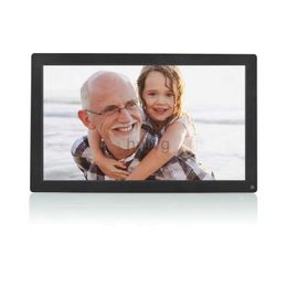 Digital Photo Frames Video in loop 1920x1080 Electronic Photo Albums 15.6 Inch Digital Picture Frame with Remote Control 24329