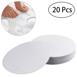 Bath Mats 20PCS 10CM Bathroom Slip Transparent Non-Slip Tape Anti-Slip Strips Shower Stickers Square Round Flower Shaped Antiskid Sticker