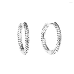 Hoop Earrings CKK Round Small Charm For Women Pendiente Plata 925 Sterling Silver Jewellery Boucle Oreille Femme Kolczyki