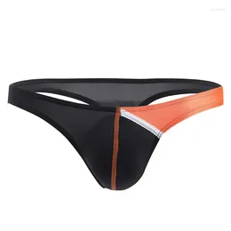 Underpants Brand Nylon Low Rise Brief Under Wear Men Thongs String Sexy Underwear Panties Bikini Breathable Waist Briefs
