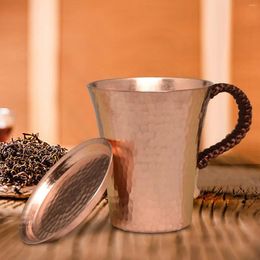 Mugs Moscow Mule Cup Drinking Mug Gifts For Cold Drinks Retro With Handle And Lid Wedding Bar Gatherings Party Daily Use