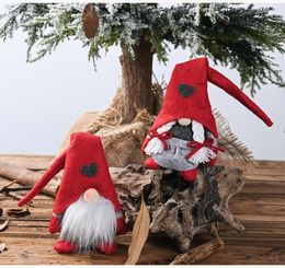 New Christmas Decorations Forest Old Man Love Standing Posture Doll Little Doll Faceless Doll Ornaments Whole Europe And Ameri1173104