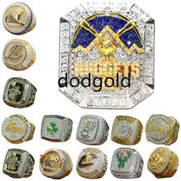 Designer World Basketball Championship Ring Set Luxury 14K Gold Nuggets JOKIC Champions Rings For Men Women Diamond Star Jewelrys