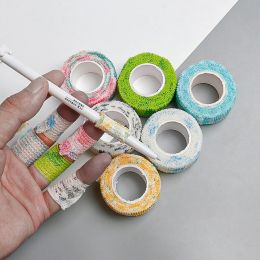 1pcs Self Adhesive Elastic Bandage Colourful Sport Tape Elastoplast Emergency Muscle Tape First Aid Tool Kawaii Band Aid