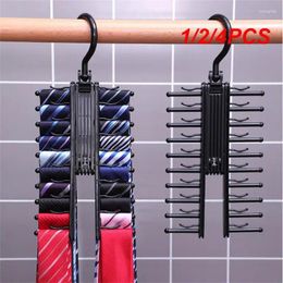 Hangers 1/2/4PCS Adjustable Tie Hanger Rack Rotating Storage Belt Scarf Neckties Holder Multifunctional