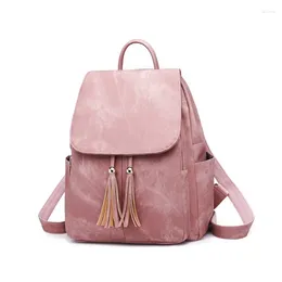 School Bags Women Waterproof Leather Backpacks Female Rucksack Backpack Girls Fashion Travel Bag Bolsas