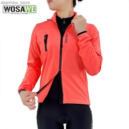 Cycling Jackets WOSAWE Womens Cycling Jacket Waterproof Windbreaker Cycling Clothing Women Road Bike Jacket Sport Bicycle Coat24329