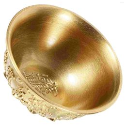 Bowls Treasure Bowl The Gift Decorative Cornucopia Plate Desktop Ornament Treasures Brass Home Craft Party Office Decoration