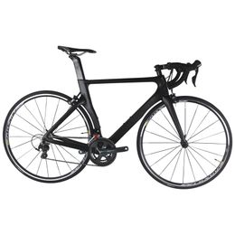 Bikes 20 Speed Aero Design Bb86 Carbon Fiber 700C Road Bicycle Complete Bike Tt-X2 With 4700 Groupset And R7000 Front Derailleur Drop Dhqjh