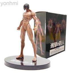 Anime Manga 15.5cm Anime Attack on Titan Figures Shingeki no kyojin Eren Jaeger Action Figure PVC Collection Levi Ackerman Figure Model Toys 24329