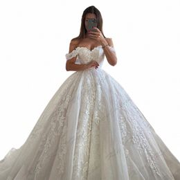 sexy Backl Mermaid Wedding Dres Exquisite Lace Appliques Elegant A-line Lg Fluffy Princ Style Mop Bridal Gowns m3dK#