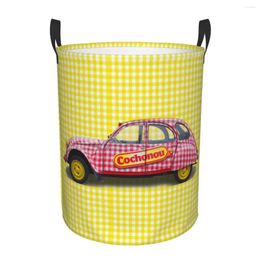 Laundry Bags Cochonou Saucisson Toy Car Basket Collapsible Baby Hamper For Nursery Toys Organiser Storage Bins