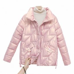 parkas Women S-4XL Students Fi Glossy Waterproof Snow Wear Warm Jackets Cott Padded Coats Jaqueta Feminina Windriel g62Q#