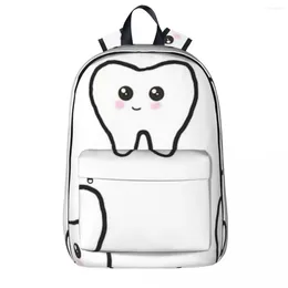 Backpack Cute Teeth Backpacks Boys Girls Bookbag Children School Bags Cartoon Kids Rucksack Laptop Shoulder Bag Large Capacity