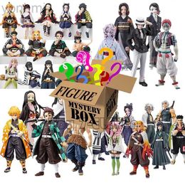 Anime Manga Anime Demon Figure Blind Box Surprise Mystery Box Inosuke Yaiba Tanjirou Action Figures Model Toys For Child Gifts 24329