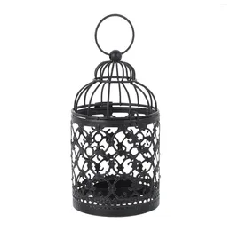 Candle Holders Holder Birdcage Stand Tealight Lantern Hanging Bird Decorative Cage Candlestick Votive Box Vintage Wedding Metal Flower