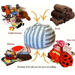 Storage Bags Organizer Stuffed Bean Toy Animal Capacity Children Canvas Kids Chair Toys Zip Bag Large Plush