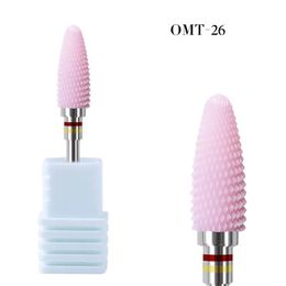NEW 2024 Nail Cone Tip Ceramic Emery Drill Bits Electric Cuticle Clean Rotary for Manicure Pedicure Grinding Head Sander Tool