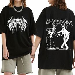 ghostemane Graphic Print T Shirt Fi Hip Hop Metal Rock Gothic T Shirt Streetwear Plus Size T Shirt Women G8AF#