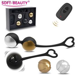 Other Massage Items Kegel ball vibrator vibrating sex toy for women remote control vaginal tightening exercise Ben Wa geisha ball muscle contraction Q240329