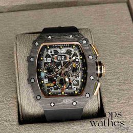 Mens Watch Designer Movement Automatic Luxury Luxury Mechanics Watch Carbon Brazed Men's Same Dom high quality