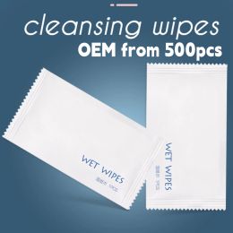 Wipes 100pcs/lot Aviation wipes individually packed wet wipes disposable wipes Customised hands cleaning wipes single packet WHOLESALE