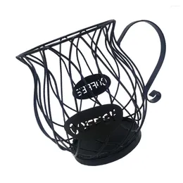 Kitchen Storage Coffee Basket Snack Rack Household Fruit Food Holder Accessory