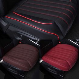 Upgrade 3D PU Leather Car Seat Covers Auto Seat Cushion Mat Breathable Car Front Rear Back Seat Cover Universal Car Accessories