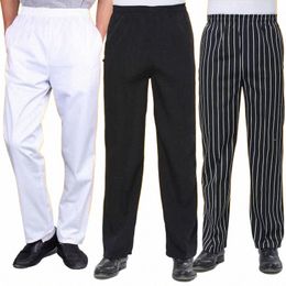 chef Pants for Men Restaurant Kitchen Unisex Cook Works Lightweight Baggy Trousers chef accories chef Bottoms uniform men s6jt#