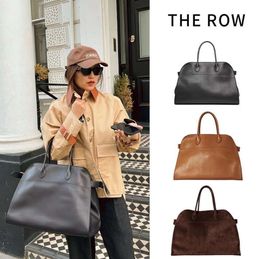 the Row Margaux15 Terrasse Totes Designer Bags Margaux 17 Real Leather Cross Body Shoulder Handbags Beach Lage Womens Mens Weekend Travel Shopping Bag 55