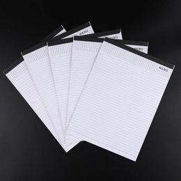 5Pcs A4 Conference Tearable Memo Pad Lined Pages Diary Notepad Meeting Notebook Draft Writing Sheet Paper Office School Supplies 240329