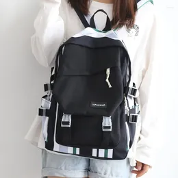 School Bags Schoolbag Female Junior College Student Male Fashion Campus Color Backpack Light