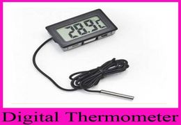 Professinal Mini Digital LCD Probe Aquarium Fridge zer Thermometer Thermograph Temperature for Refrigerator 50 110 Degree FY9775092