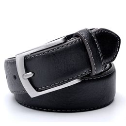 Hot Sale Leather Belt Men Italian Design Casual Men's Leather Belts For Jeans Mens Belts Luxury Designer Belts Men High Quality