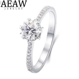 Wedding Rings 100% Real Lab Grown Diamond Ring 0.552ct CVD Diamonds Fine Jewellery Engagement Wedding Rings for Women 24329